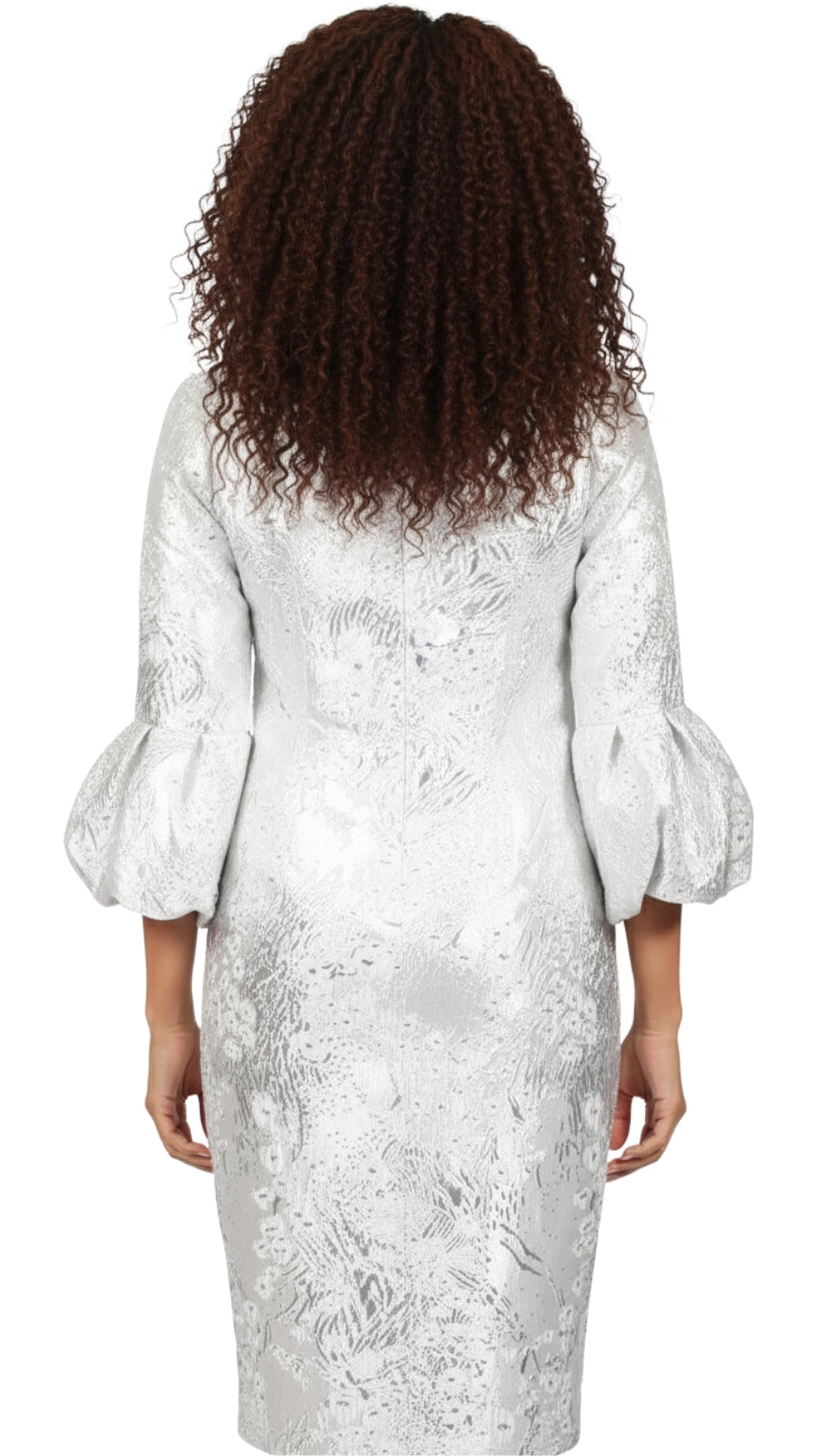 Diana Couture 8861-SIL Church Dress