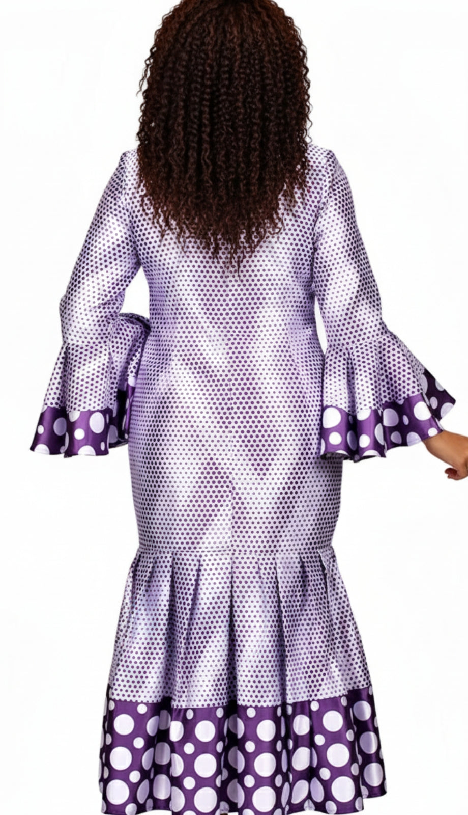 Diana Couture 8878-PUR Church Dress