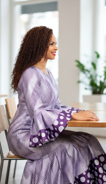 Diana Couture 8878-PUR Church Dress