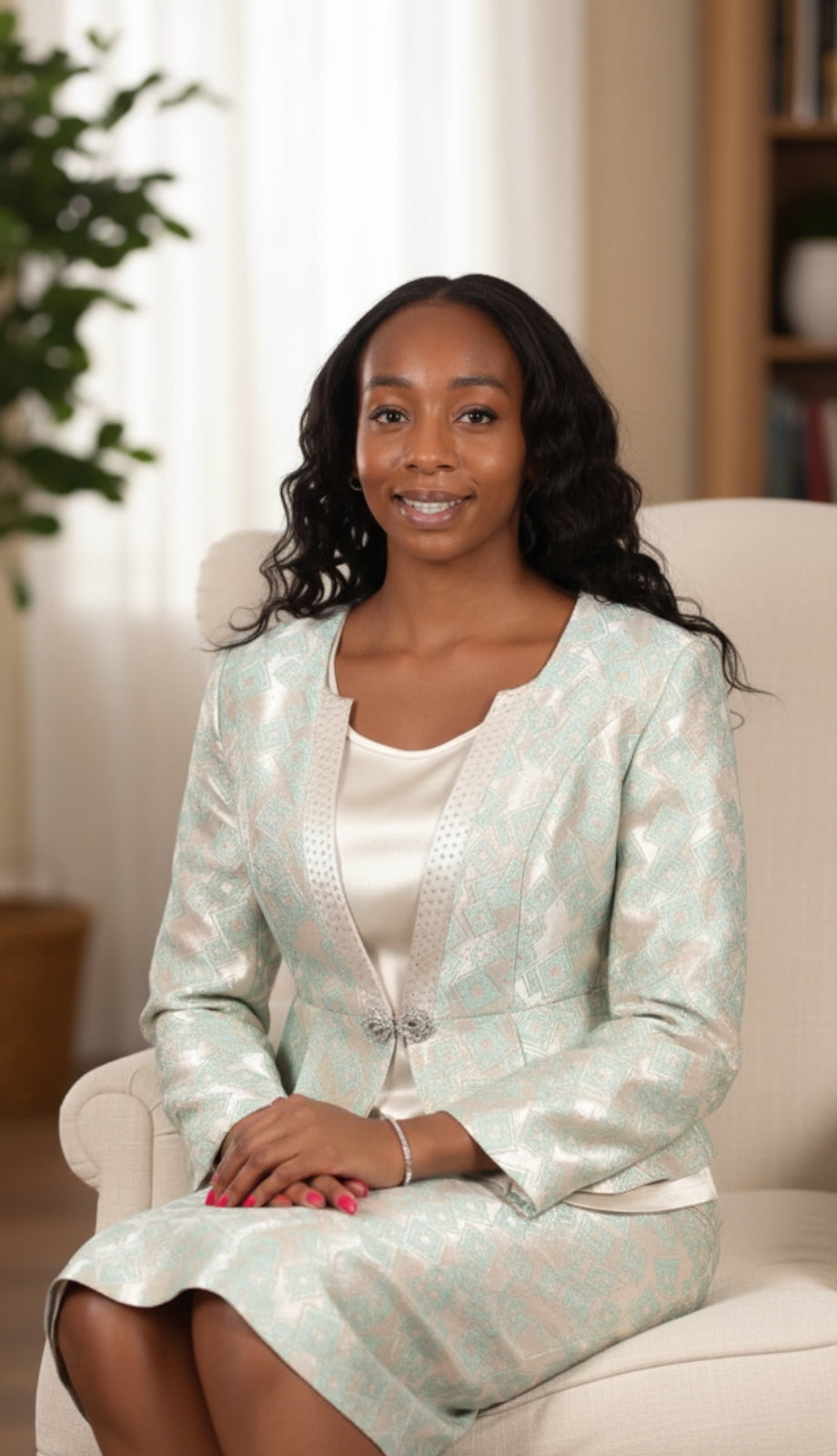 Diana Couture 9104 Church Suit