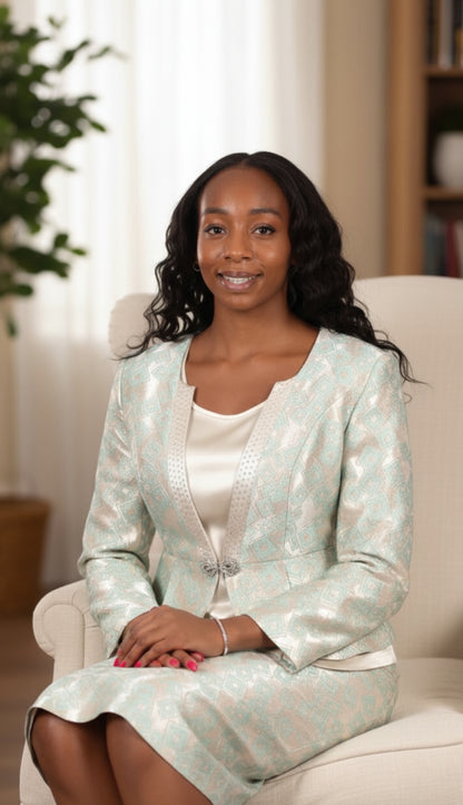 Diana Couture 9104 Church Suit