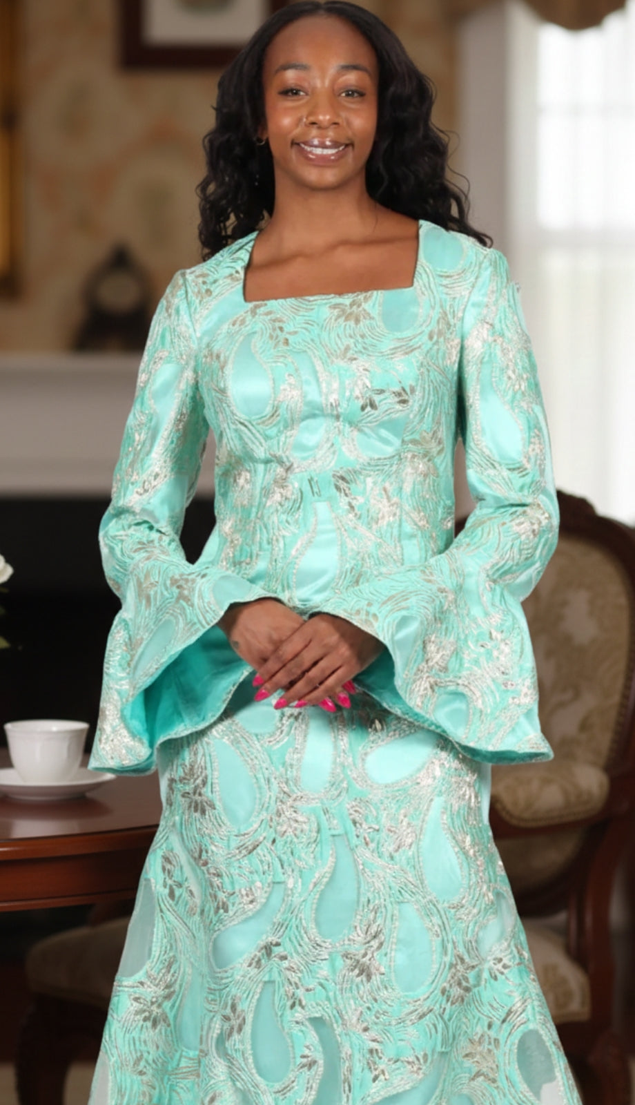 Diana Couture 9117 Church Dress