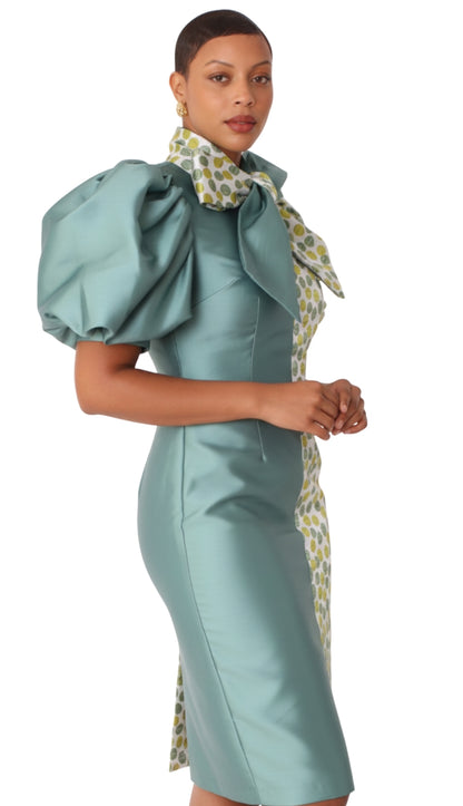 Chancele 9739-OLIVE Church Dress