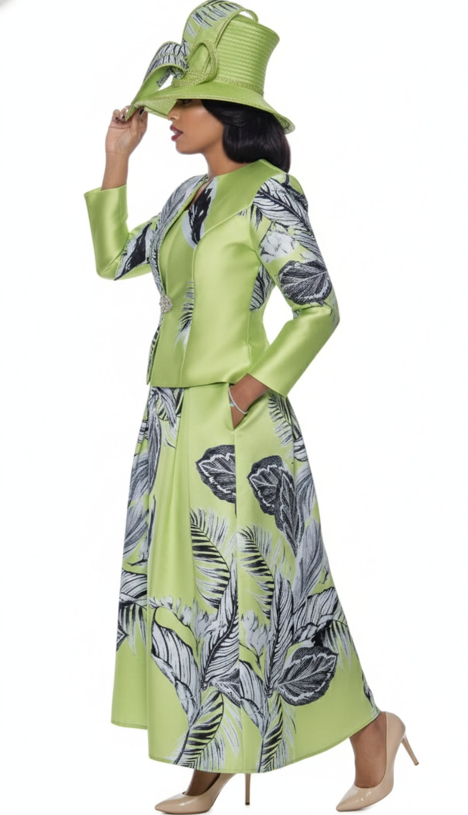 GMI 9772-GRN-QS Church Suit