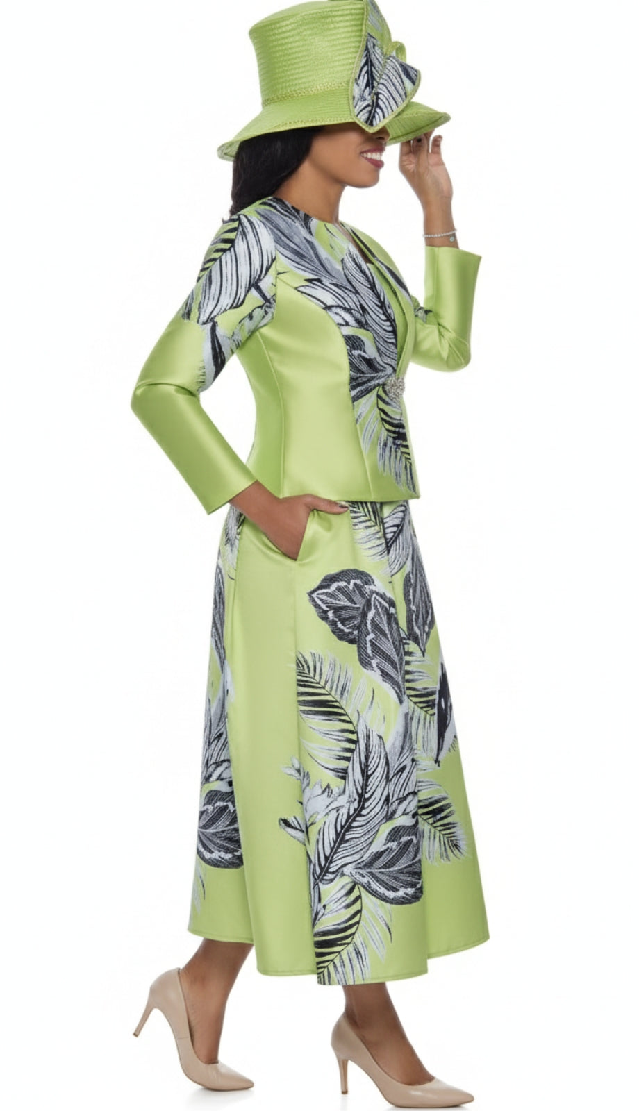 GMI 9772-GRN-QS Church Suit