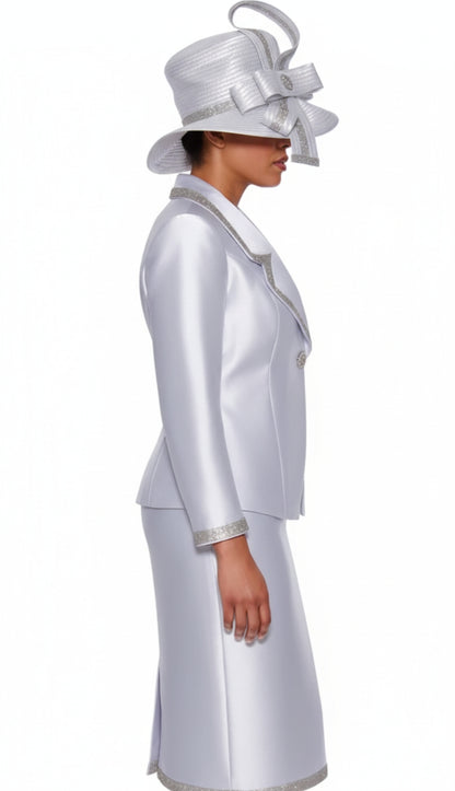 GMI 9872-WHT-IH Church Suit
