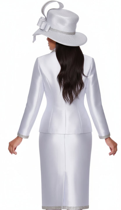 GMI 9872-WHT-IH Church Suit