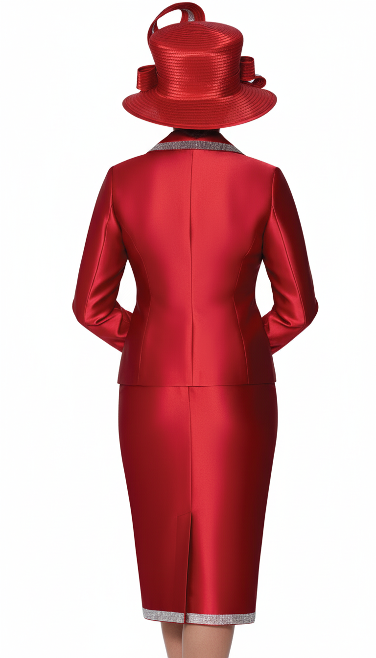 GMI 9872-RED-QS Church Suit
