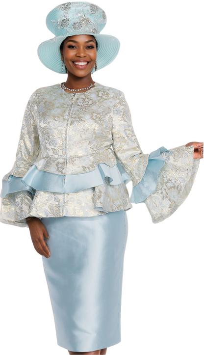 Aussie Austine 5922-BLU Church Suit