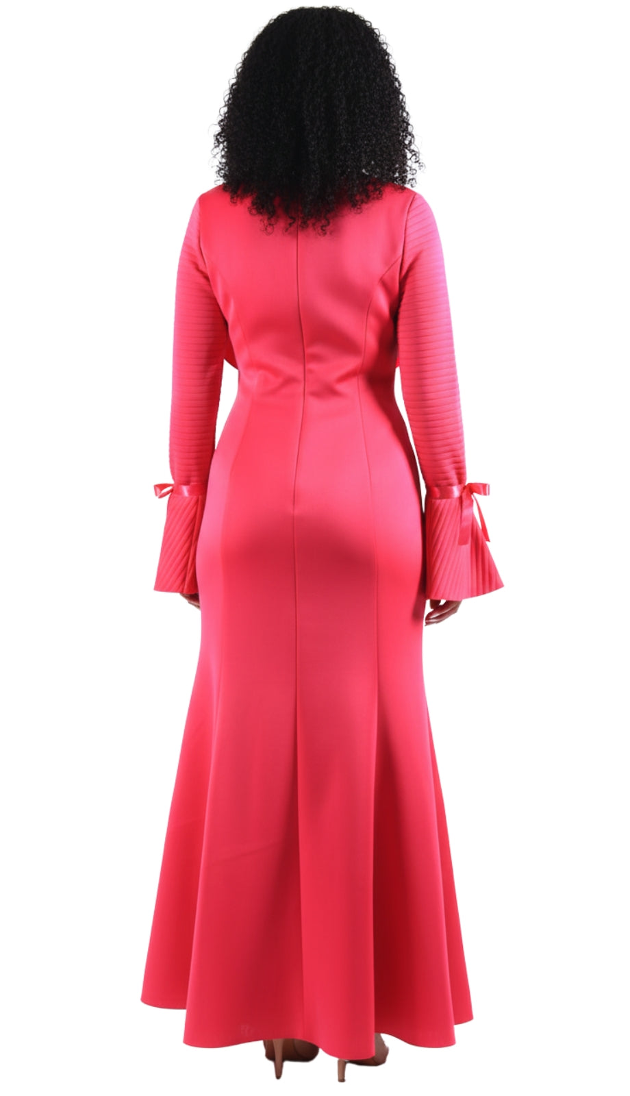 Diana Couture D1054-RED Church Dress