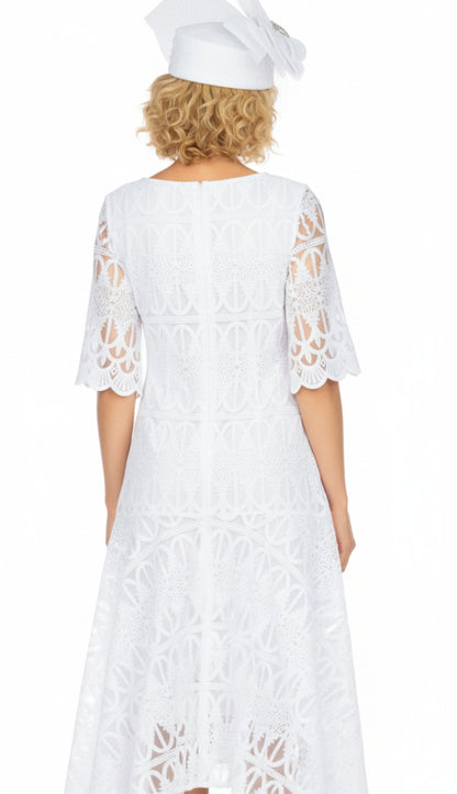 Giovanna D1525-WHT Church Dress