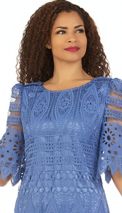 Giovanna D1569-BLU Church Dress