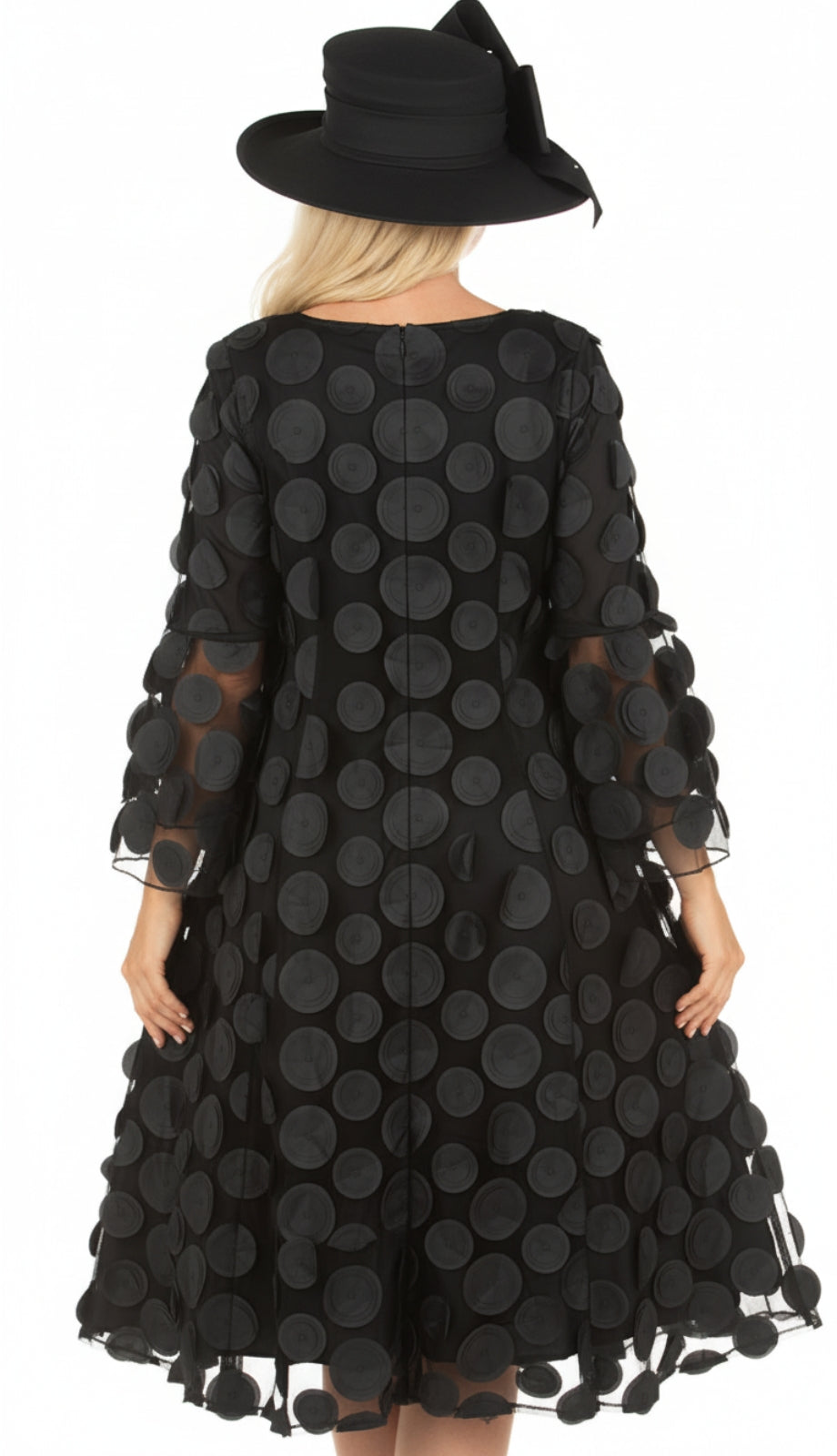 Giovanna D1650-BLK Church Dress