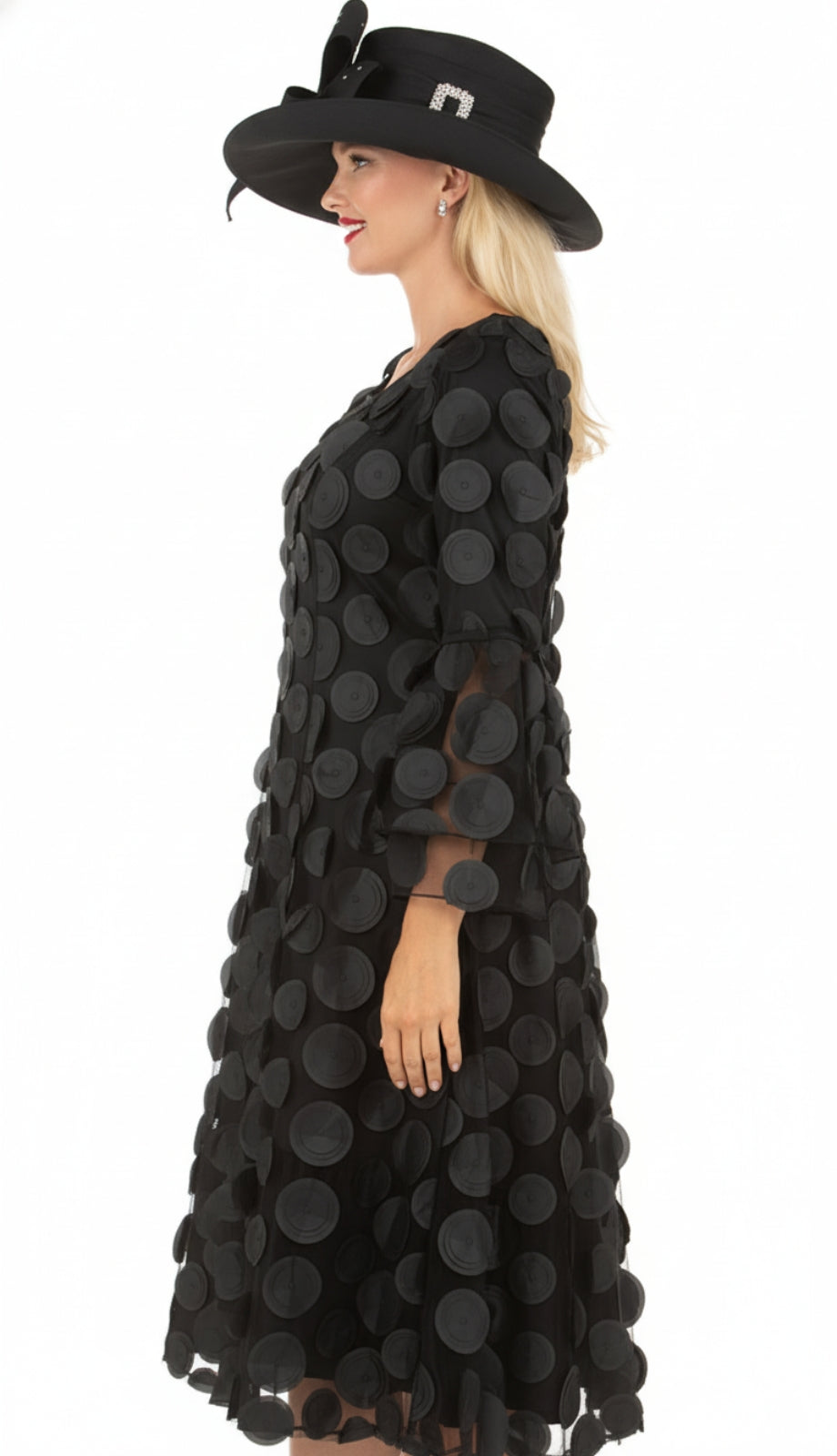 Giovanna D1650-BLK Church Dress