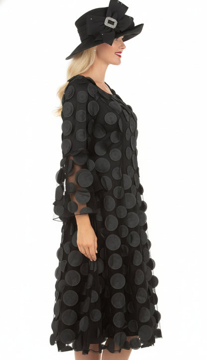Giovanna D1650-BLK Church Dress