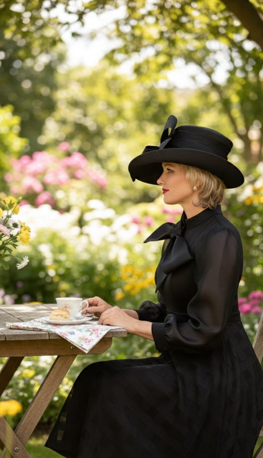 Giovanna DP2403-BLK Womans Church Dress