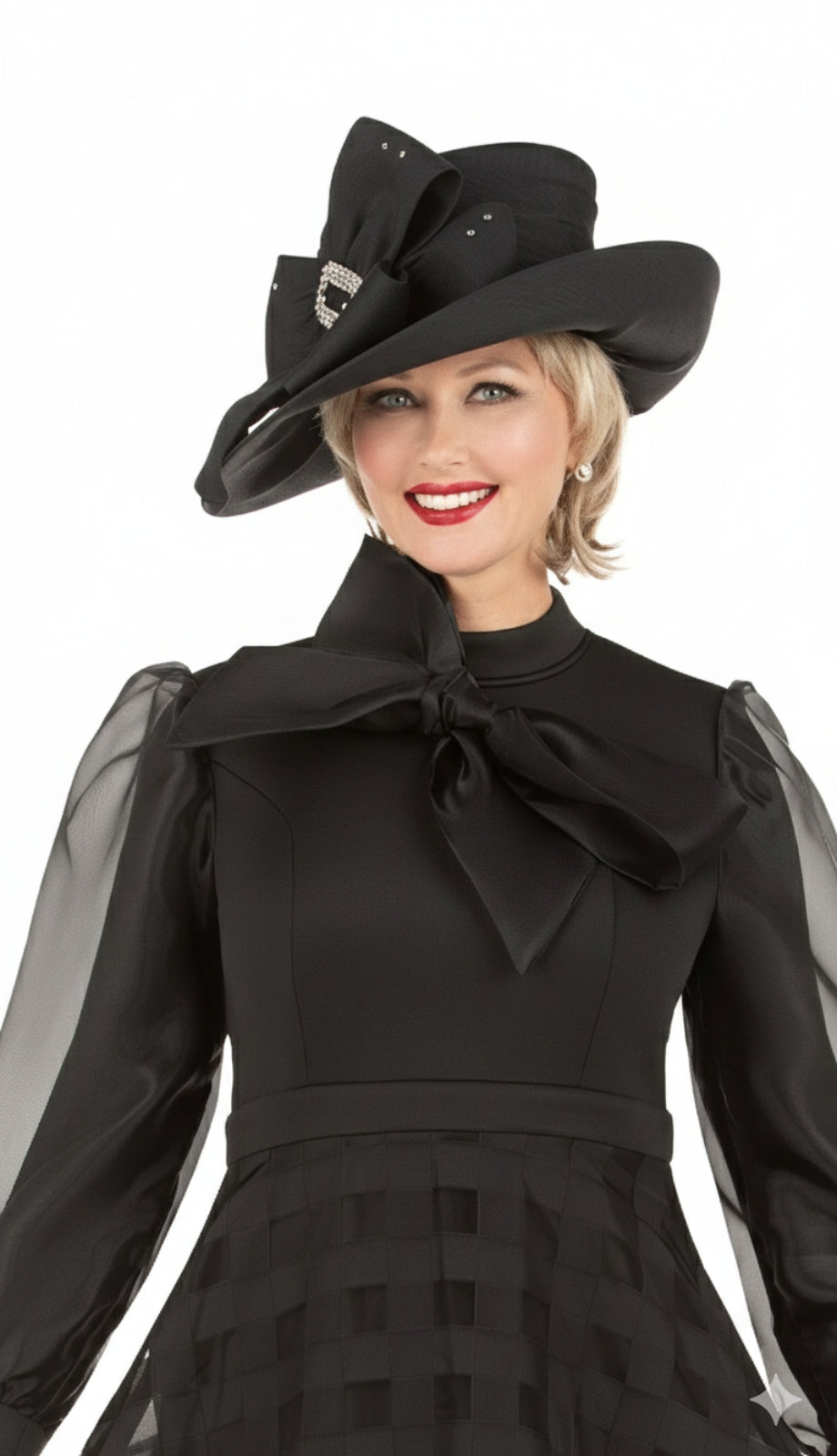 Giovanna DP2403-BLK Womans Church Dress