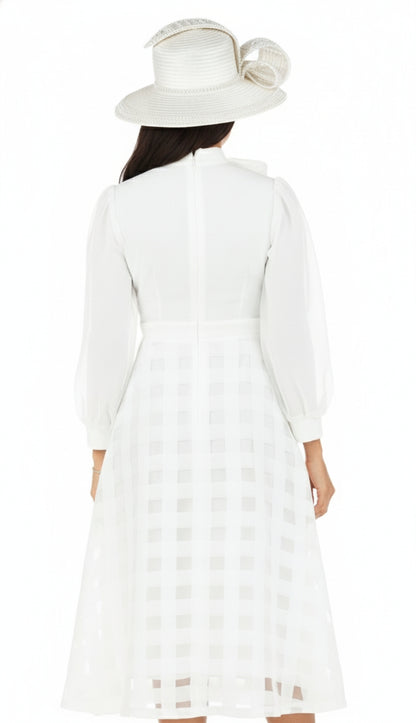 Giovanna DP2403-WHT Church Dress
