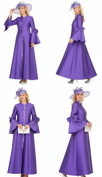 Giovanna DP2443-PUR Church Dress