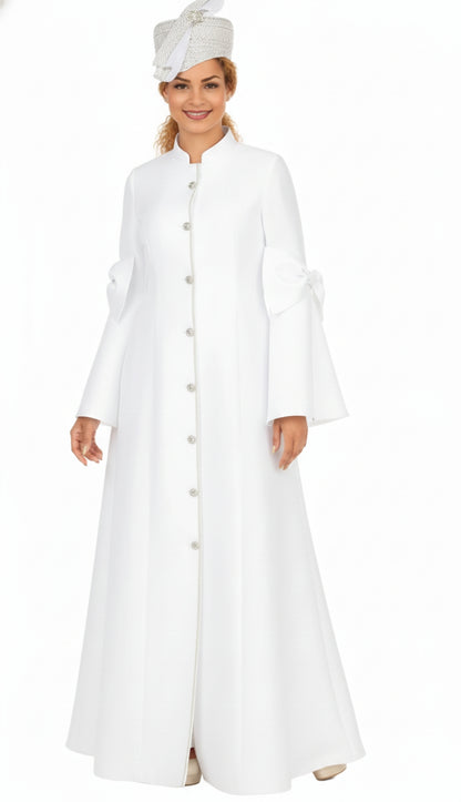 Giovanna DP2443-WHT Church Dress