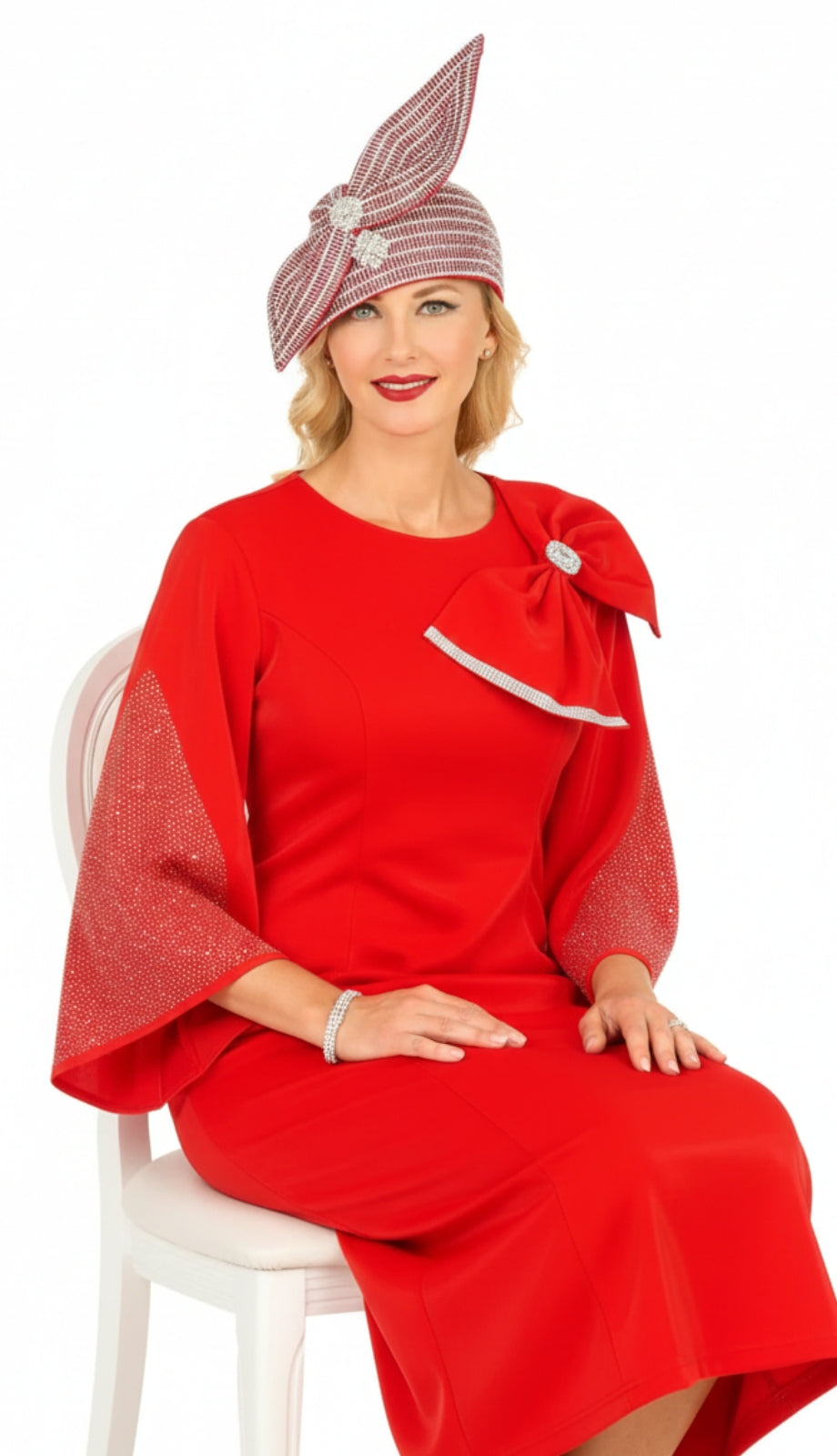 Giovanna DP2445-RED Church Dress