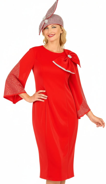 Giovanna DP2445-RED Church Dress