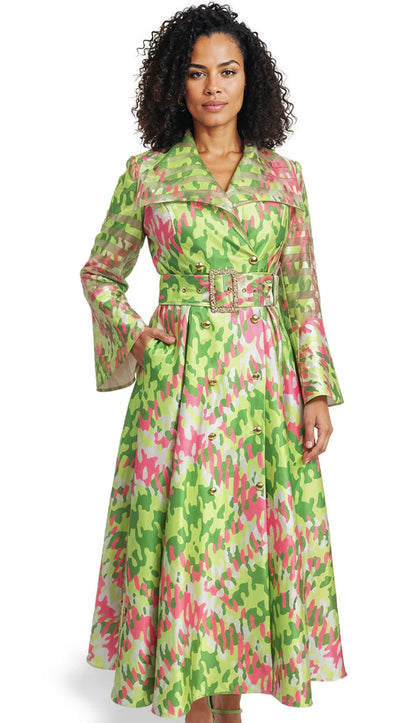 Donna Vinci 12210-LWP-QS Church Dress