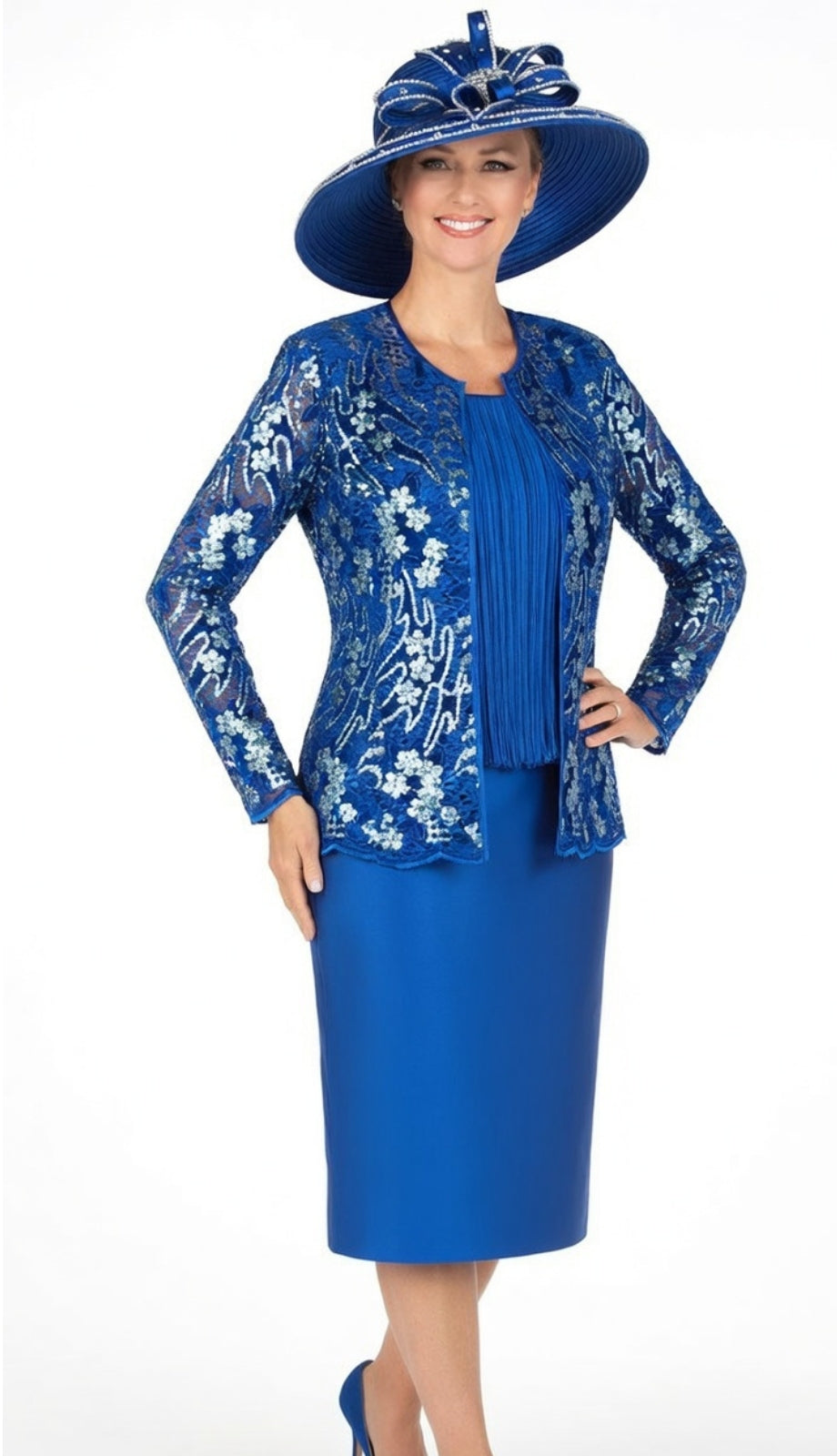 Giovanna G1180-RYL-CO Church Suit