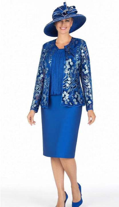 Giovanna G1180-RYL-CO Church Suit