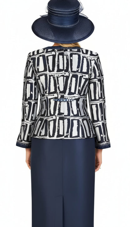 Giovanna G1195-NVY Church Suit