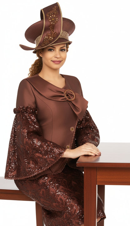 Giovanna G1304-CHC Church Suit