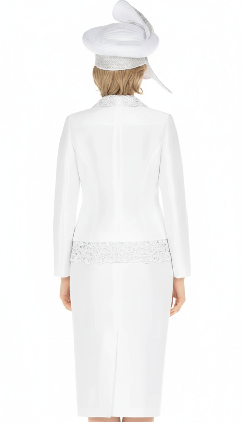 Giovanna G1316-WHT Womens Church Suit