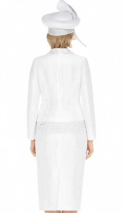 Giovanna G1316-WHT Womens Church Suit