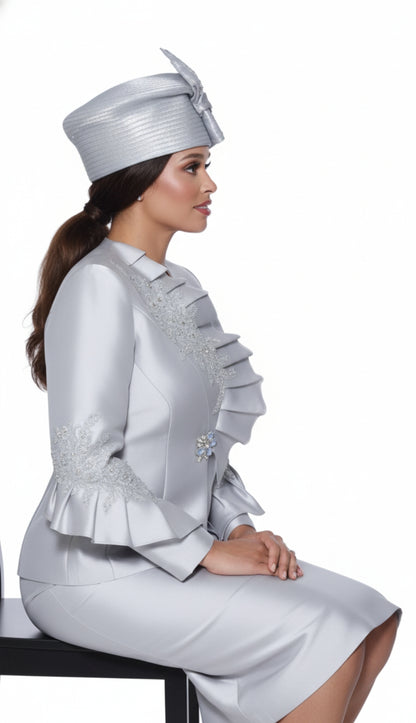 GMI G400862-SLV Church Suit