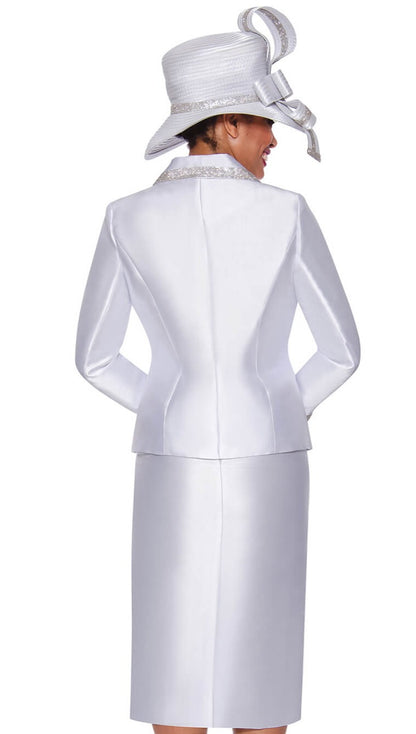 GMI 9872-WHT-IH Church Suit