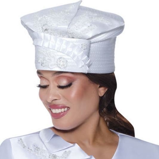 GMI G400862-WHT-H Church Hat
