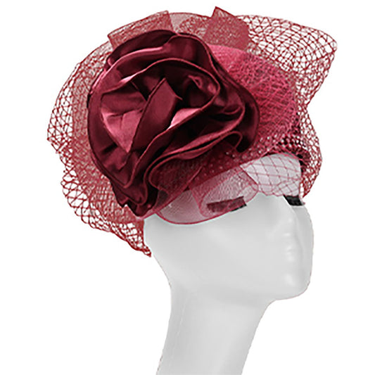Giovanna HR22116-BUR-QS Church Hat