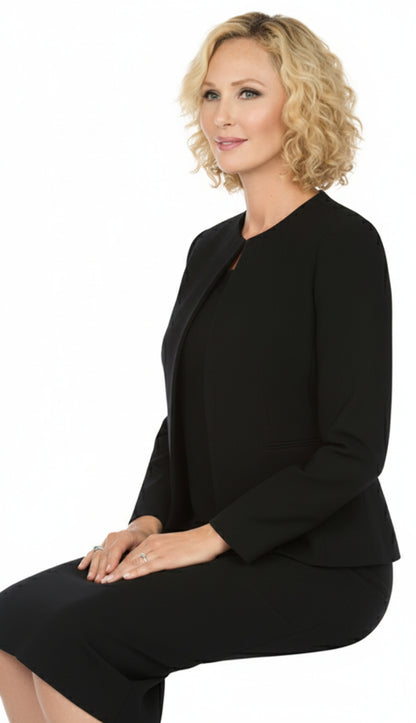 Giovanna S0721-BLK Church Suit