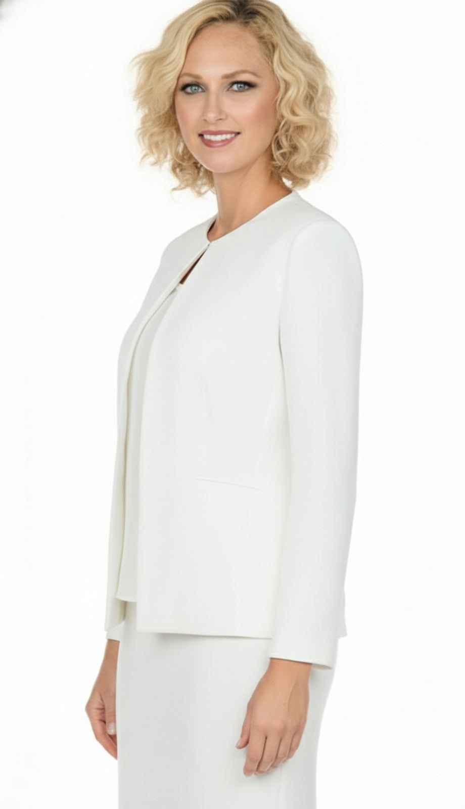 Giovanna S0721-WHT Church Suit