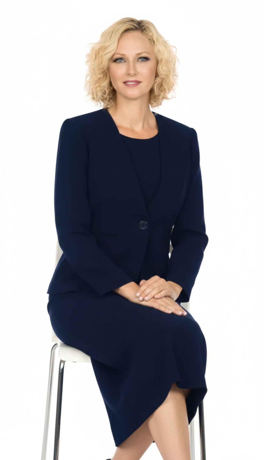 Giovanna S0722-DKN Church Suit