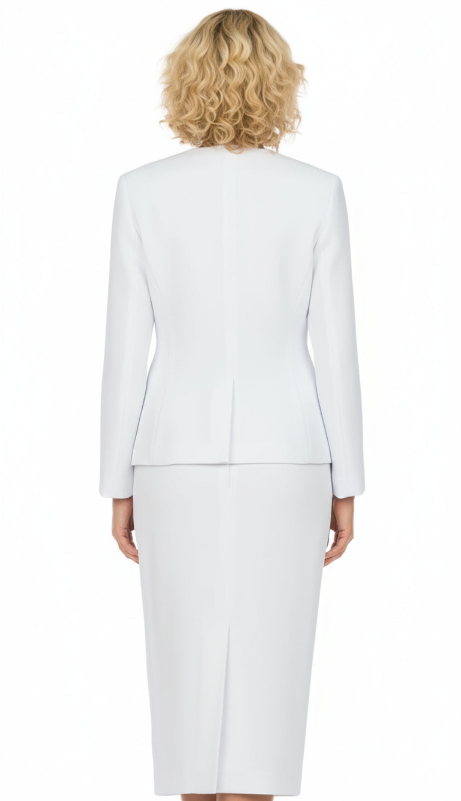 Giovanna S0722-WH Church Suit