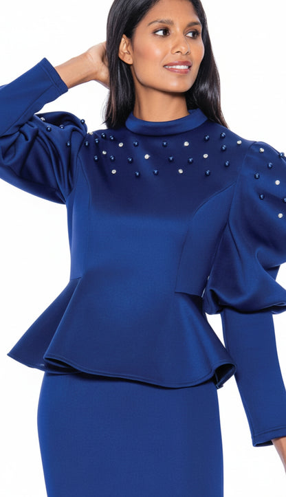 Stellar Looks SL1402-NAV-IH Church Suit