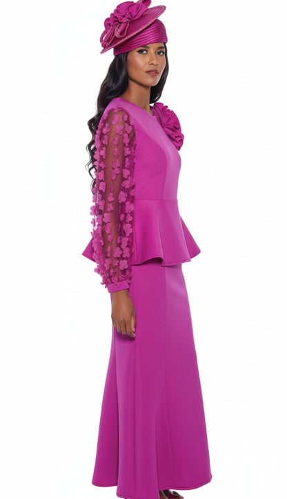 Stellar Looks SL1552-PUR-IH Unisex Church Suit