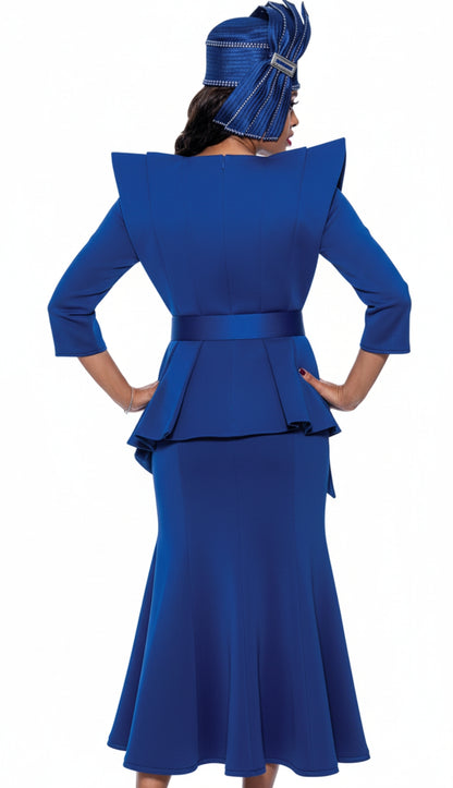 Stellar Looks SL1672-RYL-IH Unisex Church Suit