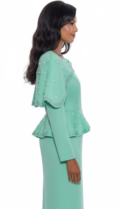 Stellar Looks SL1701-MNT-IH Unisex Church Suit