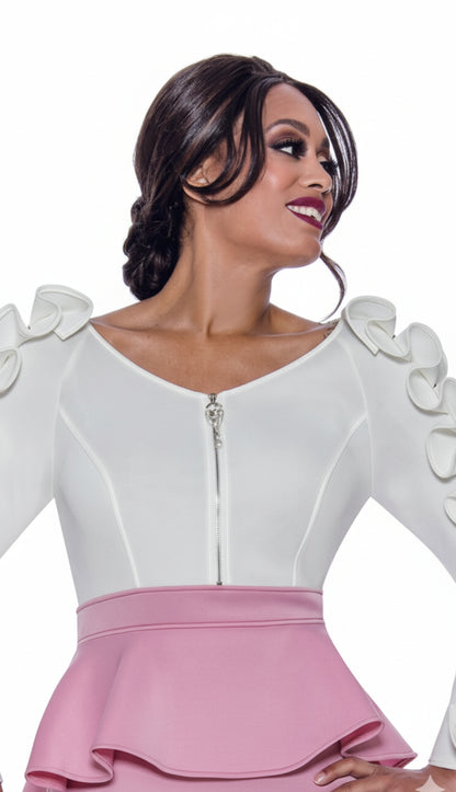 Stellar Looks SL1771-WWP-IH Church Dress