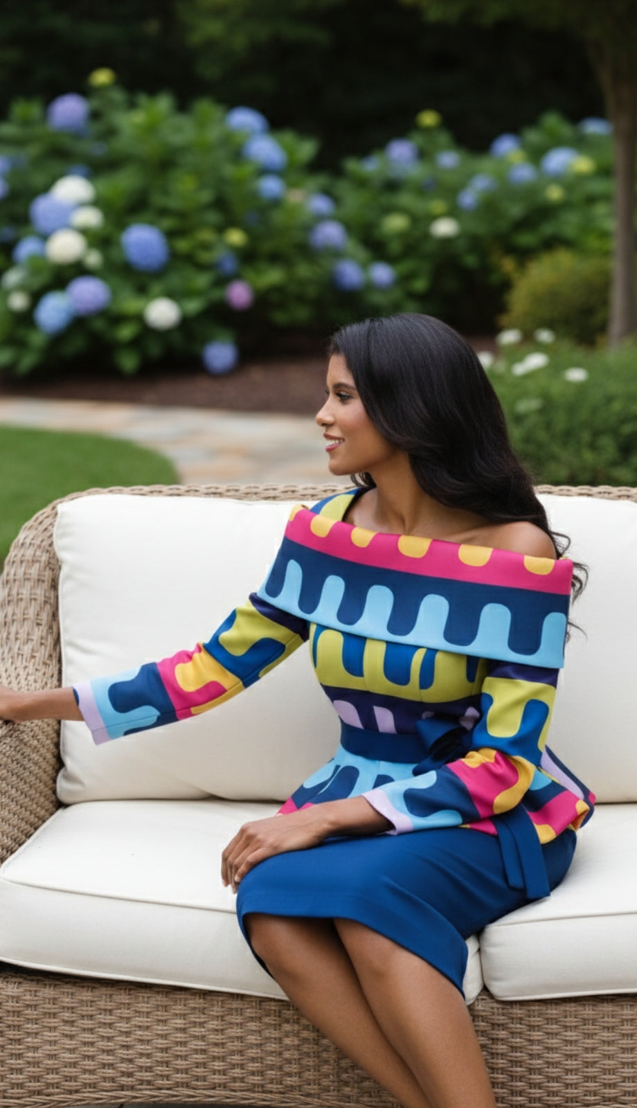 Stellar Looks SL1902-RYL-IH Designer Church Suit