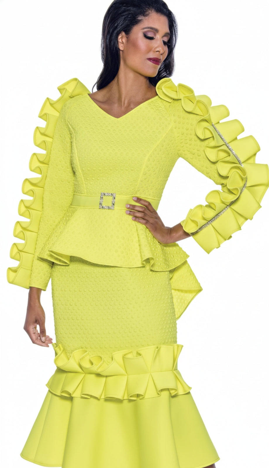 Stellar Looks SL1911-LME Church Suit