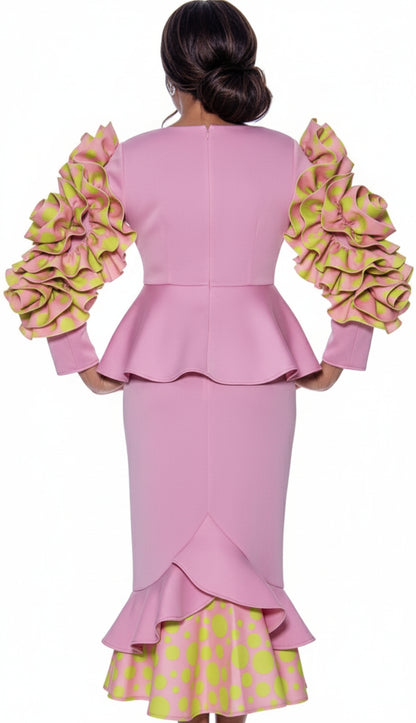 Stellar Looks SL1971-PWL-IH Designer Church Suit