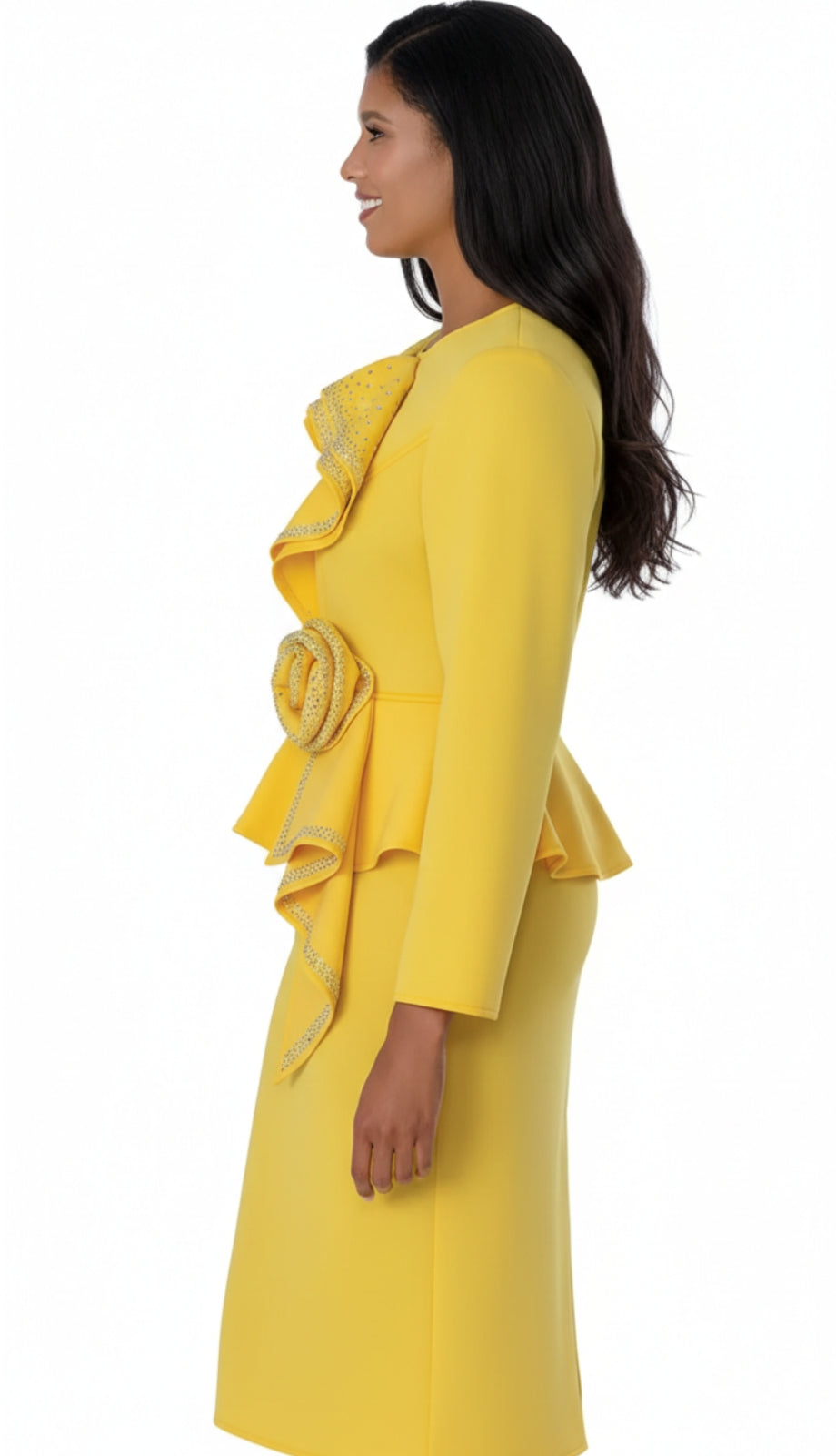 Stellar Looks SL600461-YLW-IH Church Suit